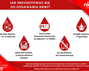 Jak przygotowac się do donacji